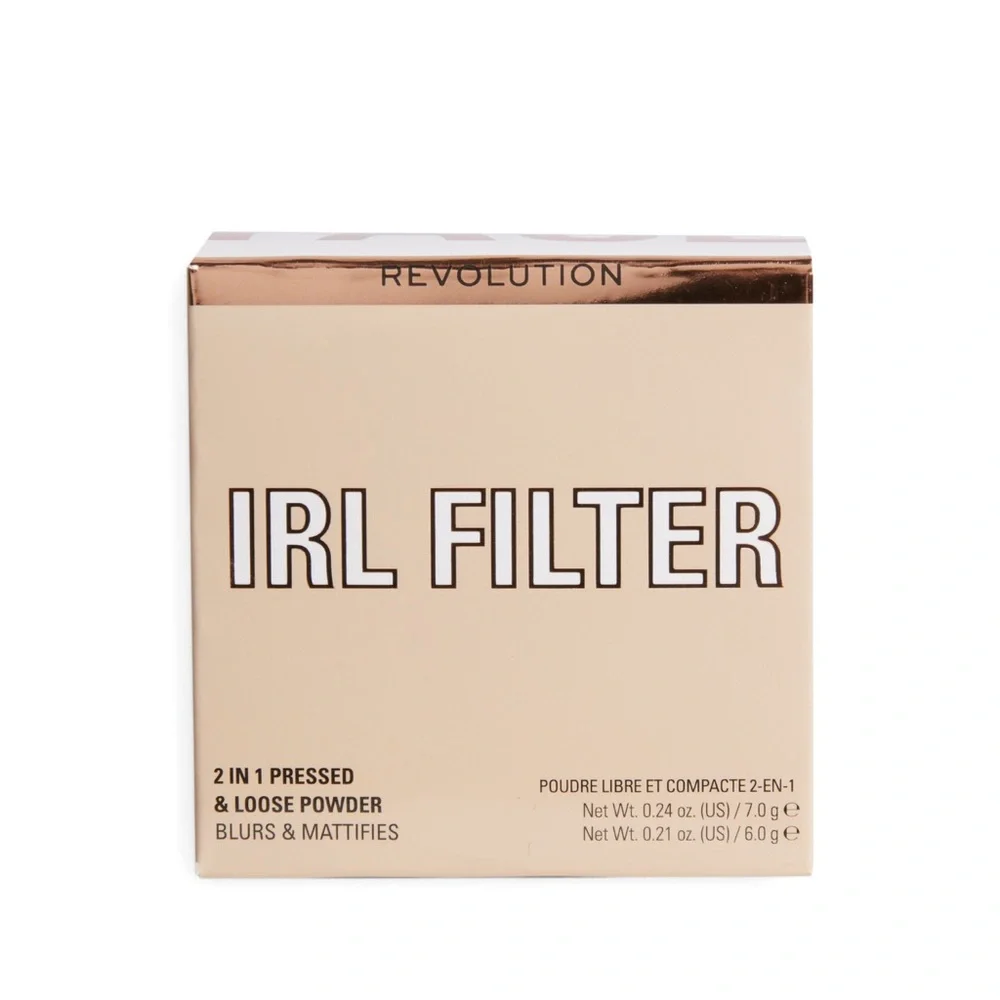 Makeup Revolution IRL Soft Focus 2-in-1 Translucent Loose Powder NWT